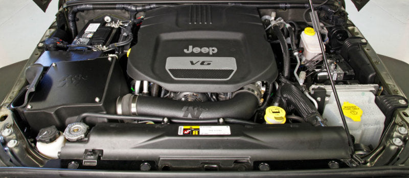 K&N 12-18 Jeep Wrangler 3.6L V6 Performance Intake Kit w/ Snorkel | Jeep Wrangler (12-18) (57-1573)
