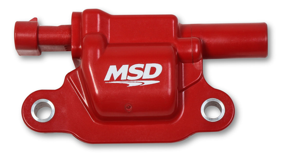 MSD 82668 Ignition Coil Blaster Series, Square, Red, 8-pack