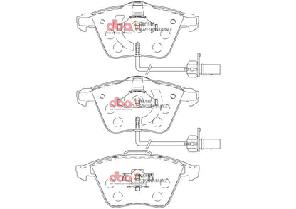 DBA XP Performance Front Brake Pads | Audi TTS Quattro (09-15) (DB2210XP)