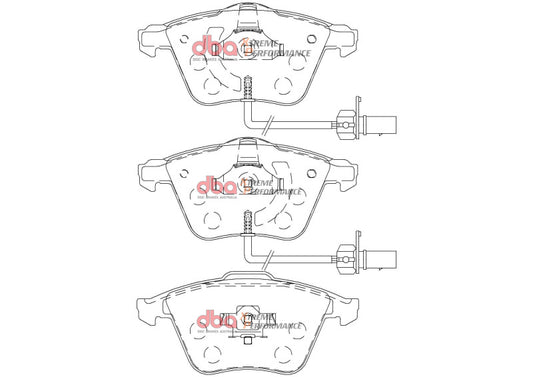 DBA XP Performance Front Brake Pads | Audi TTS Quattro (09-15) (DB2210XP)
