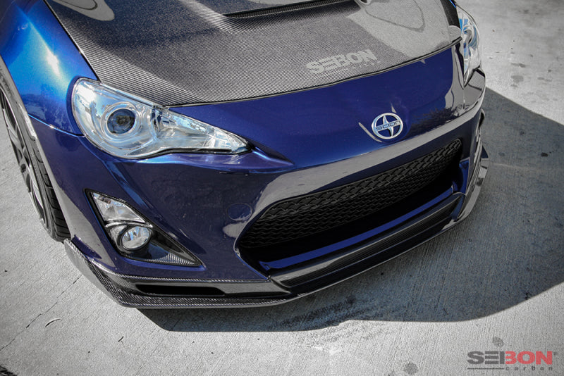Seibon KC Style Carbon Front Lip | Subaru BRZ / Scion FR-S (12-16 / 12-21)