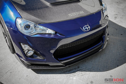 Seibon KC Style Carbon Front Lip | Subaru BRZ / Scion FR-S (12-16 / 12-21)