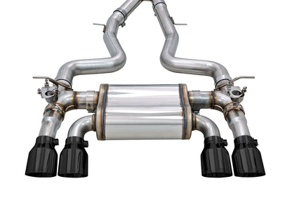 AWE Tuning AWE SwitchPath Catback Exhaust for BMW F8X M3/M4 - Diamond Black - 3025-43074