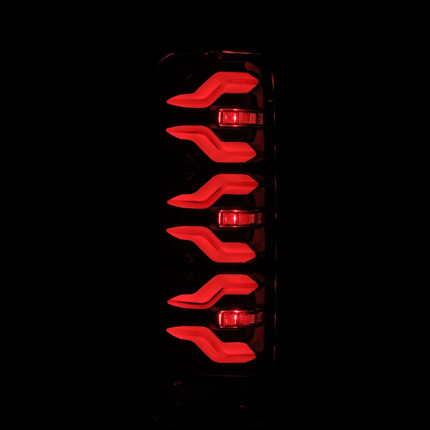 AlphaRex 87-96 Ford F-Series/Bronco LUXX-Series LED Tail Lights Alpha-Black