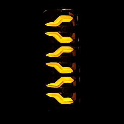 AlphaRex 87-96 Ford F-Series/Bronco LUXX-Series LED Tail Lights Alpha-Black