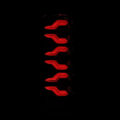 AlphaRex 87-96 Ford F-Series/Bronco LUXX-Series LED Tail Lights Alpha-Black