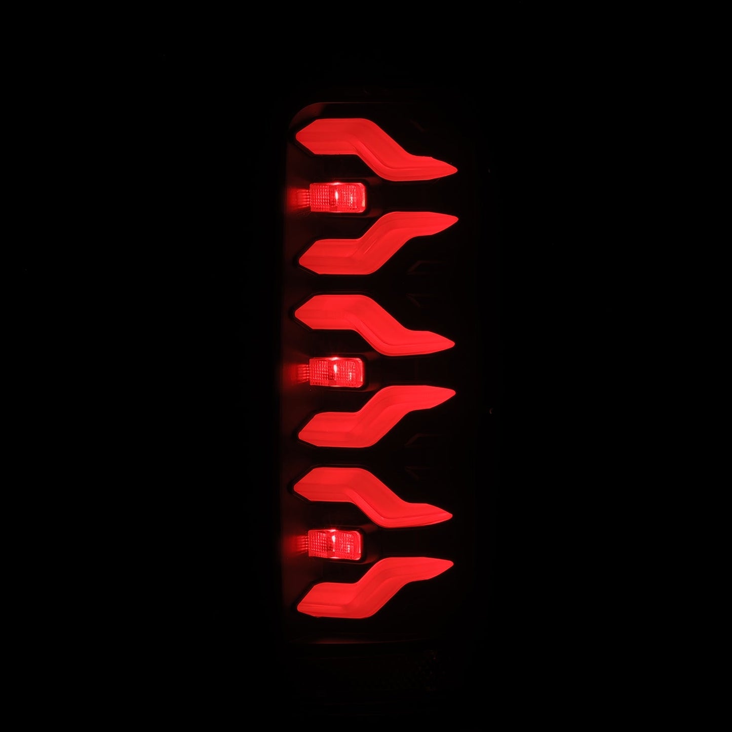 AlphaRex 87-96 Ford F-Series/Bronco LUXX-Series LED Tail Lights Black