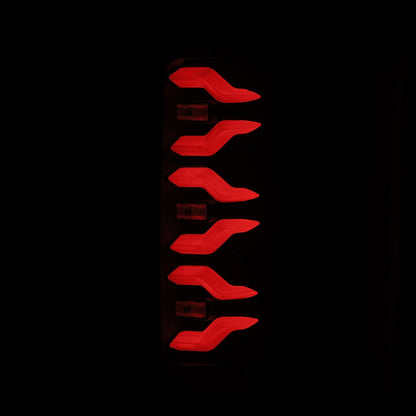 AlphaRex 87-96 Ford F-Series/Bronco LUXX-Series LED Tail Lights Black