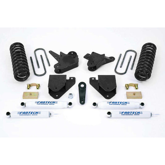 Fabtech 6" Basic Suspension System w/ Performance Shocks | Ford F250/350 2WD (01-04) / Excursion 2WD w/ 7.3L Diesel (00-05) (K2100)