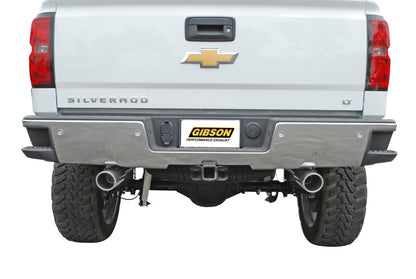 Gibson 3in/2.25in Dual Split Cat-Back Exhaust | Chevrolet Silverado 1500 LT 5.3L (14-18) (65661)