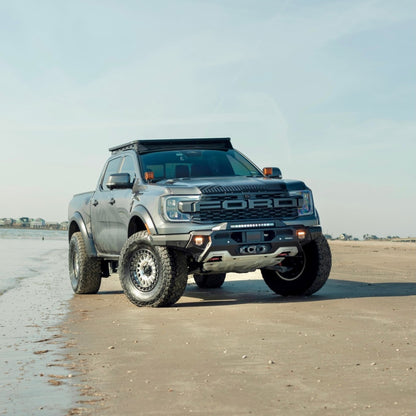 Rival 2D.1813.1.US Aluminum Bumper w/Winch Mount & Recovery Points For Ford Ranger Raptor
