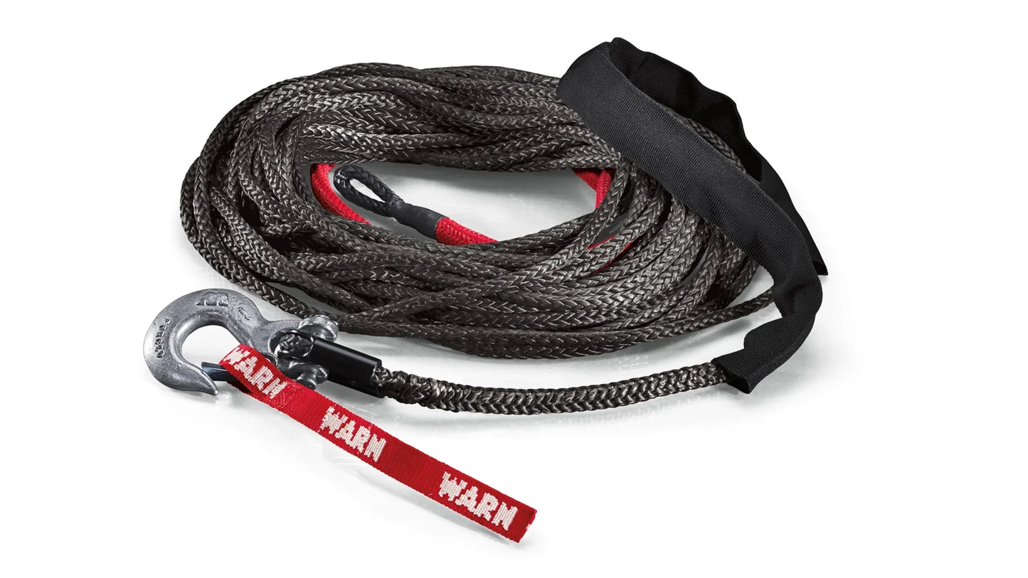 WARN 87915 Synthetic Rope Kit 3/8 x 100 Winch 10000 lb Hook Spydura Polyethylene