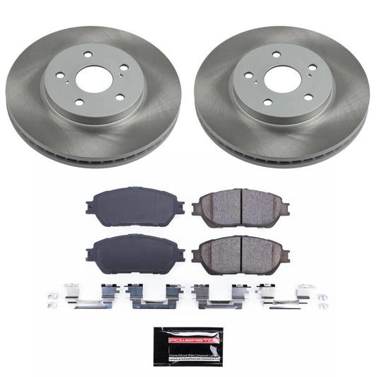 PowerStop 04-08 Toyota Solara Front Semi-Coated Rotor Kit (SC5438)