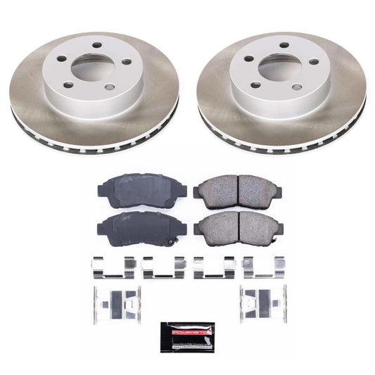 PowerStop 97-01 Mercury Mountaineer Front Semi-Coated Rotor Kit (SC1860)