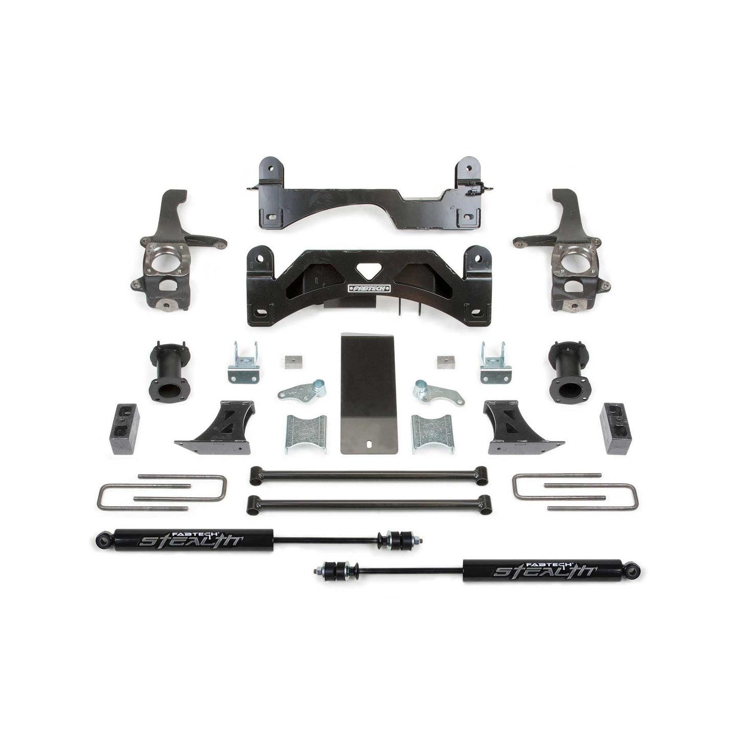 Fabtech 6" Basic Suspension System w/ Coil Over Spacers & Stealth Rear | Toyota Tundra 2/4WD (07-15) (K7009M)