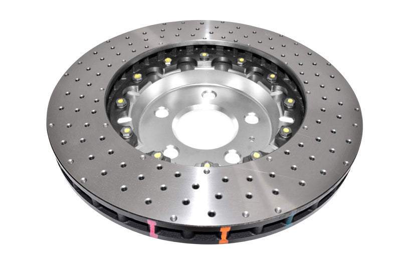 DBA 5000 Series Drilled Front Brake Rotor | Audi RS-3 (15+) (DBA52844SLVXD)