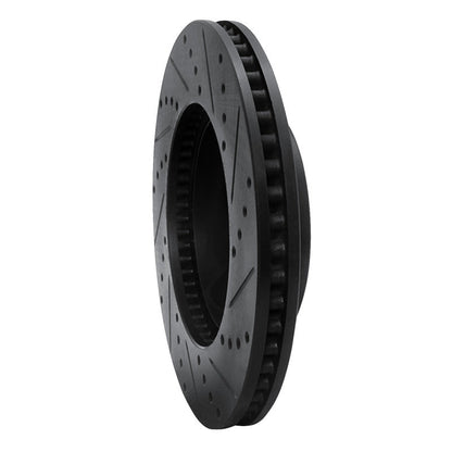 DFC D&S Black Brake Rotor (FRONT LEFT): Dodge Durango (03)