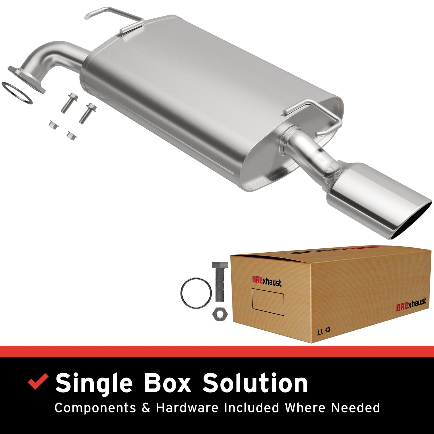 BRExhaust 1997-1999 Toyota Avalon 3.0L Direct-Fit Muffler Kit