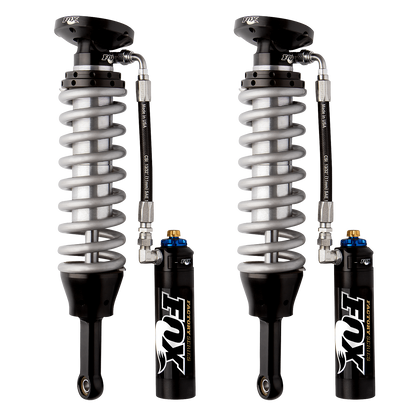 Fox 2.5 Factory Series 4.94in. Remote Res. Coilover Shock w/DSC Adj. - Black/Zinc - Toyota Tacoma 05+ w/ UCA