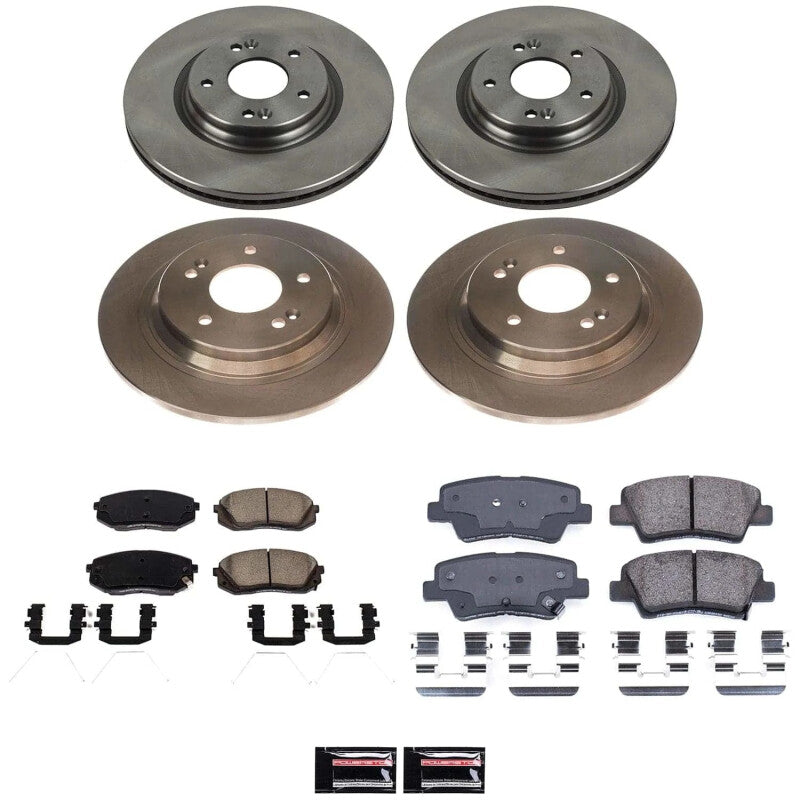 PowerStop 22-23 Hyundai Kona Front and Rear Autospecialty Brake Kit (KOE9272)
