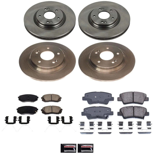 PowerStop 22-23 Hyundai Kona Front and Rear Autospecialty Brake Kit (KOE9272)