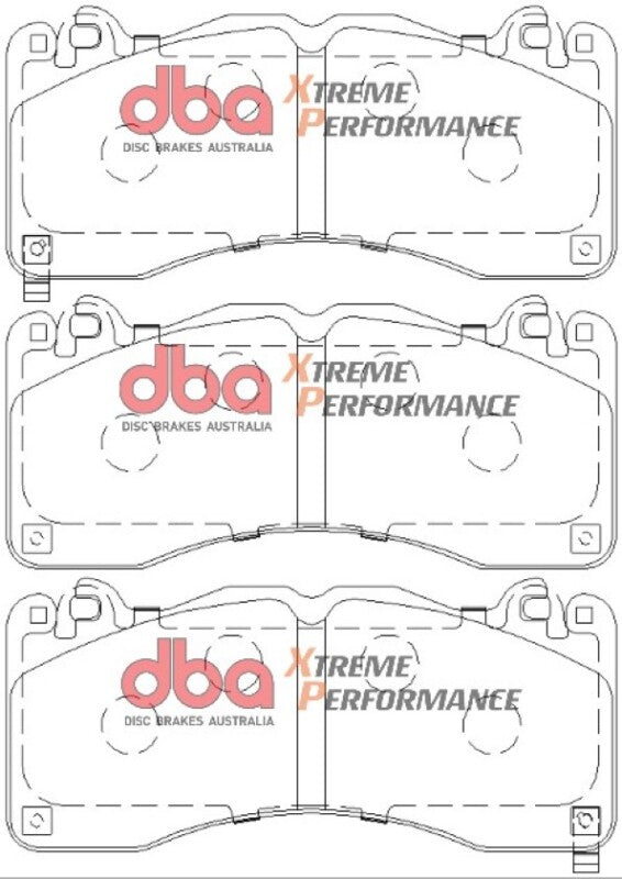 DBA XP Performance Front Brake Pads w/ 380mm Front Rotor | Ford Mustang GT (15-19) (DB9021XP)