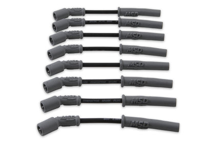 MSD 32813 Super Conductor Spark Plug Wire Set, Black