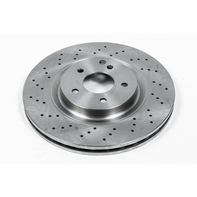 PowerStop Front Brake Rotor | Mercedes-Benz C230 (04-07) (EBR682)
