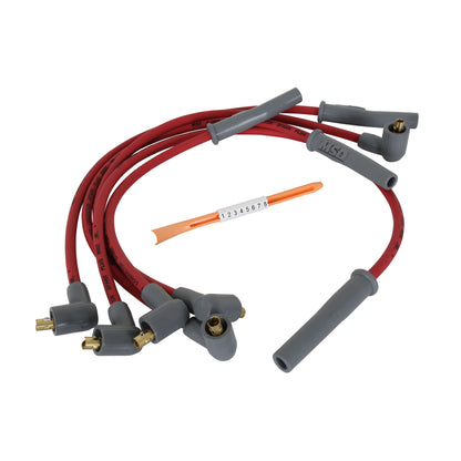 MSD 31949 Super Conductor Spark Plug Wire Set, 4 Cyl., 22R