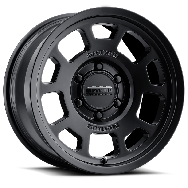 (set of 4) Method MR705 Matte Black | 17x8.5" +0mm | 5x5in Wheel