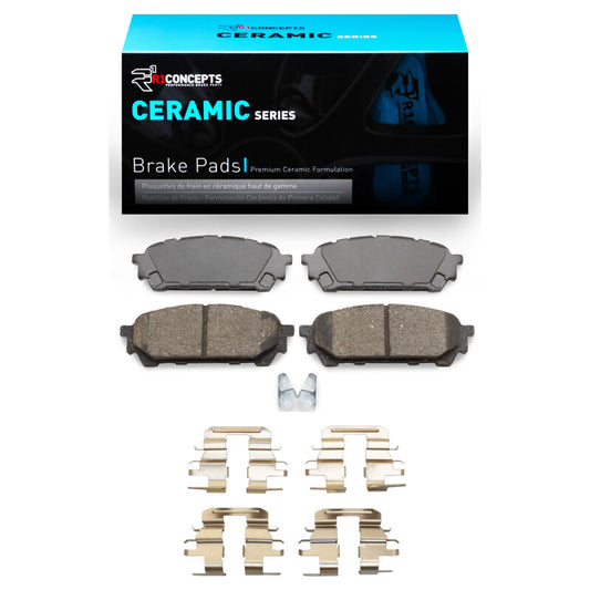 R1 03-08 Saab 9-2X Rear Ceramic Brake Pads & Hardware Kit (2310-1004-01)