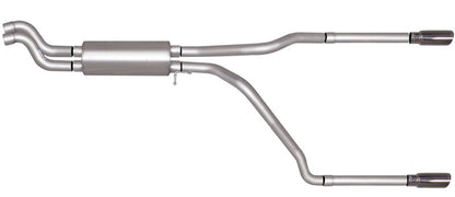 Gibson 2.5in Dual Split Cat-Back Exhaust | Chevrolet Silverado 2500 HD (01-05) (65549)