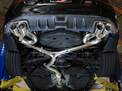 aFe Takeda 3in to 2-1/2in Stnlss Cat-Back Exhaust w/ Polished Tips | Subaru WRX / STI (15-21) (49-36810-P)