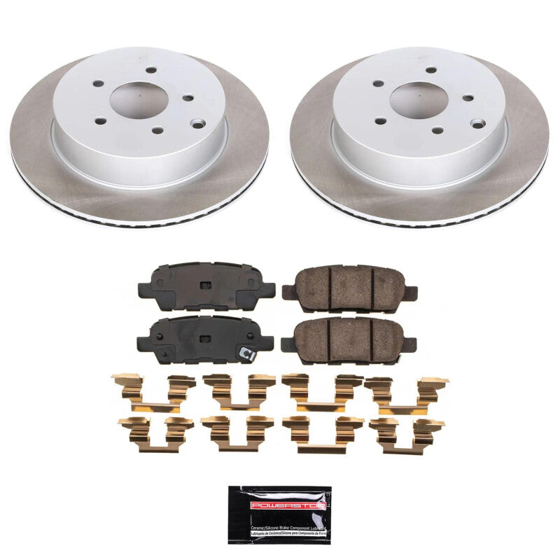 PowerStop 2009 Infiniti FX35 Rear Semi-Coated Rotor Kit (SC9134)