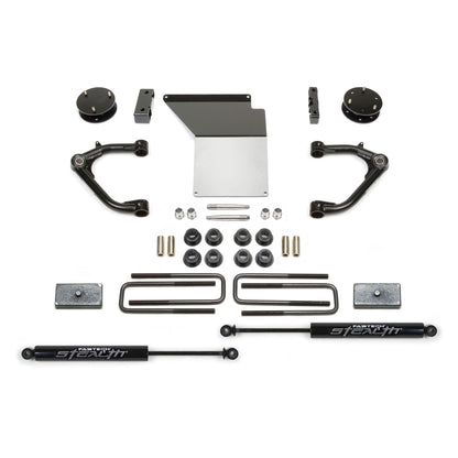 Fabtech 4" Uniball Upper Control Arm System w/ Rear Stealth Shocks | GM C/K1500 Pickup (14-18) (K1071M)