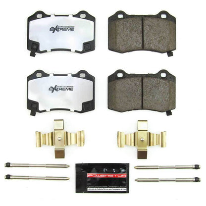 PowerStop 18-21 Jeep Grand Cherokee Rear Z36 Truck & Tow Brake Pads w/Hardware (Z36-1053B)