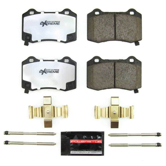 PowerStop 18-21 Jeep Grand Cherokee Rear Z36 Truck & Tow Brake Pads w/Hardware (Z36-1053B)