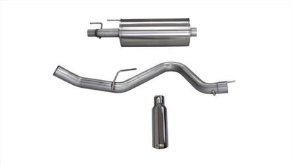 CORSA Sport / 3.0 in Cat-Back SSE 4.0 Single Tip | Ford F-150 EcoBoost 2015-2020 2.7T, 3.5T (24836)
