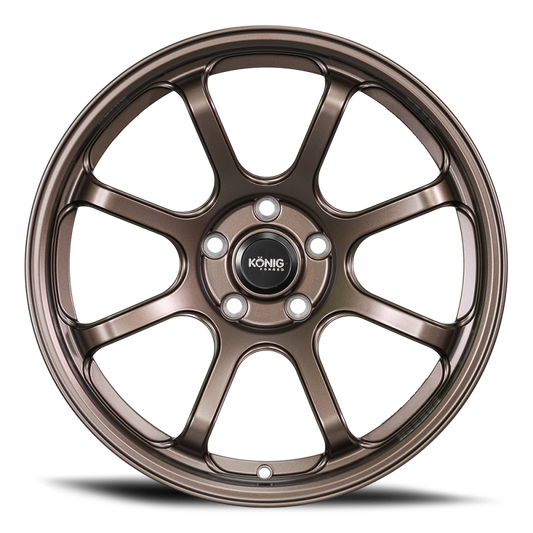 Konig F6SX Race Bronze | 17x10" +45mm | 5x114.3mm Wheel