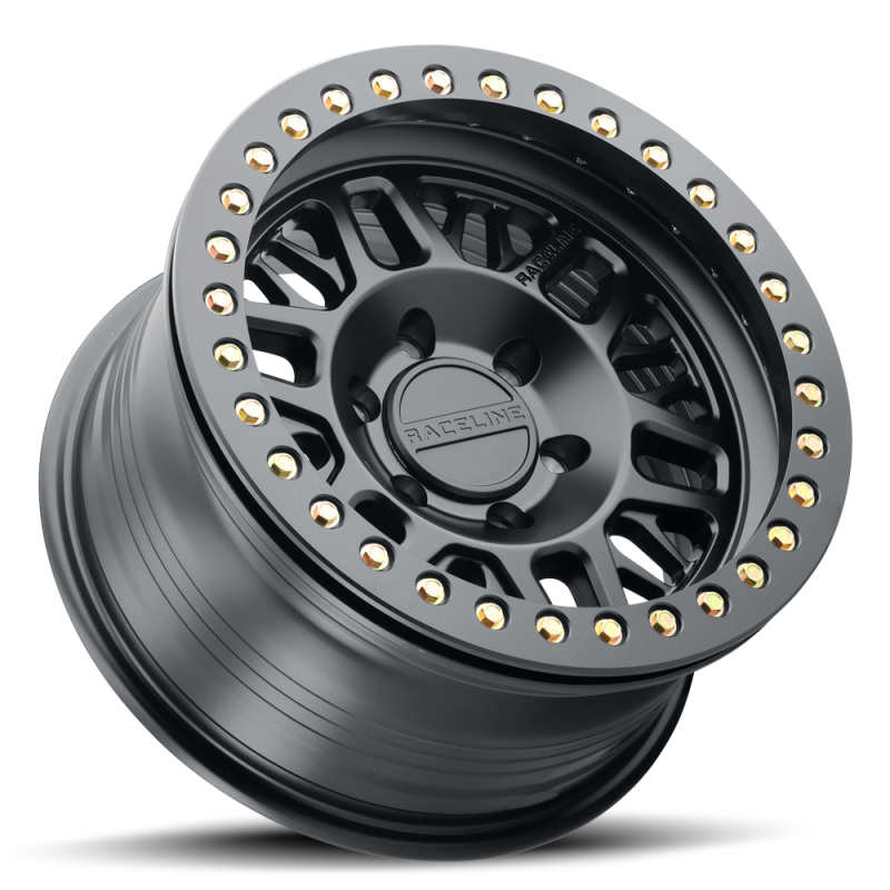 Raceline RT951 Ryno Satin Black Beadlock | 17x9" -12mm | 6x135mm Wheel