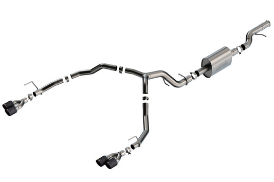 Borla 6.2L V8 2/4WD 4DR T-304 SS S-Type Cat-Back Exhaust | Chevrolet Tahoe (21-22) (140859CF)