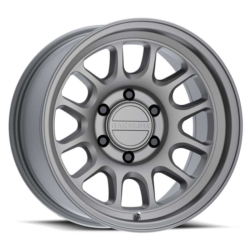 Raceline 958 Rogue Matte Titanium | 17x8.5" +0mm | 6x139.7mm Wheel