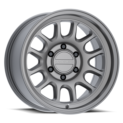 Raceline 958 Rogue Matte Titanium | 17x8.5" +0mm | 6x139.7mm Wheel
