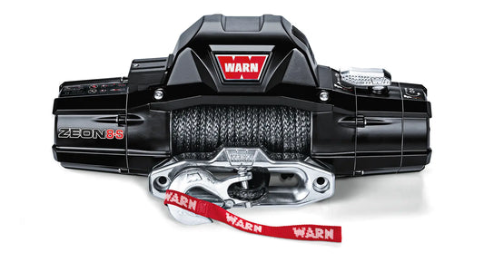 WARN 89305 ZEON 8-S 8000 lb Premium Series Winch Hawse Fairlead 100' Synthetic