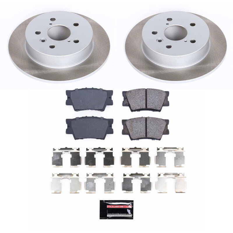 PowerStop 18-24 Toyota Camry Rear Semi-Coated Rotor Kit (SC7905)