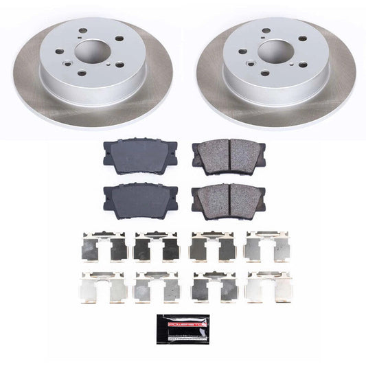 PowerStop 18-24 Toyota Camry Rear Semi-Coated Rotor Kit (SC7905)