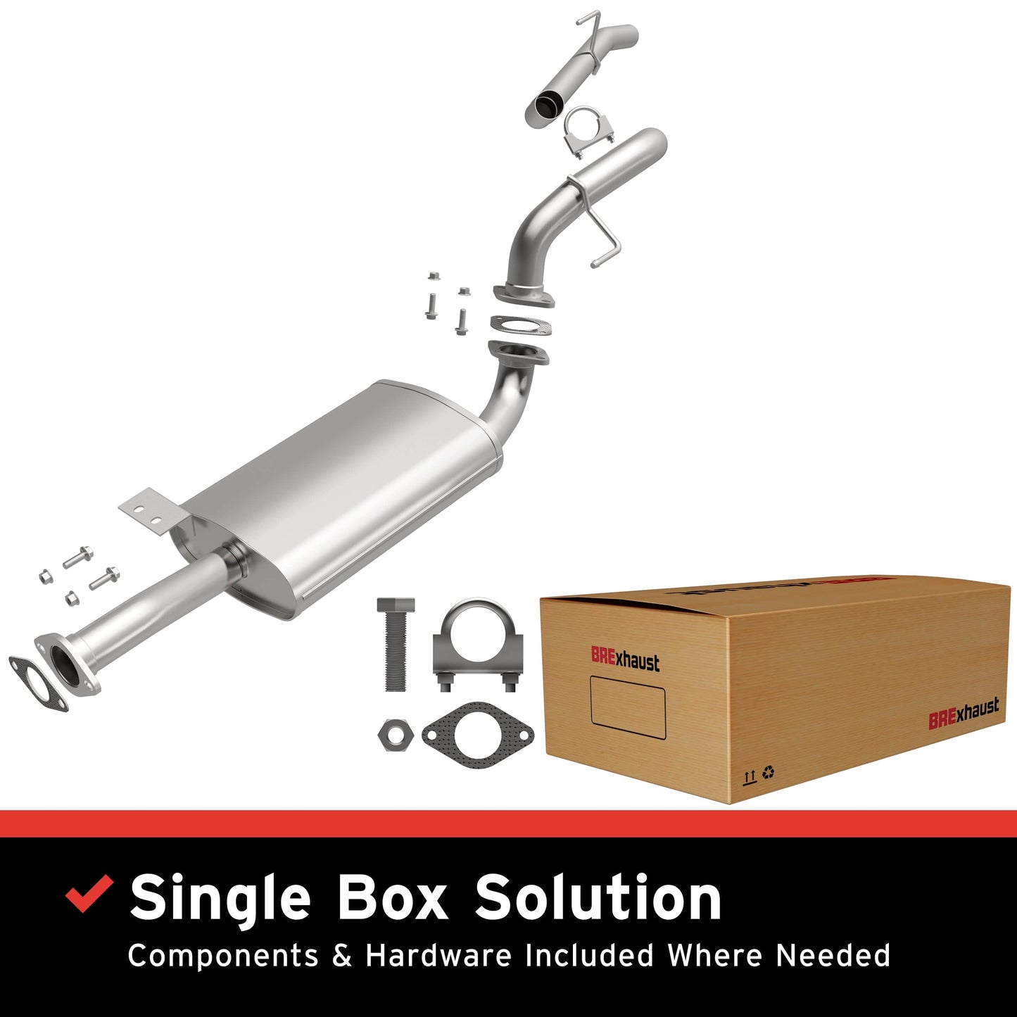 BRExhaust Direct-Fit Replacement Exhaust System 106-0270