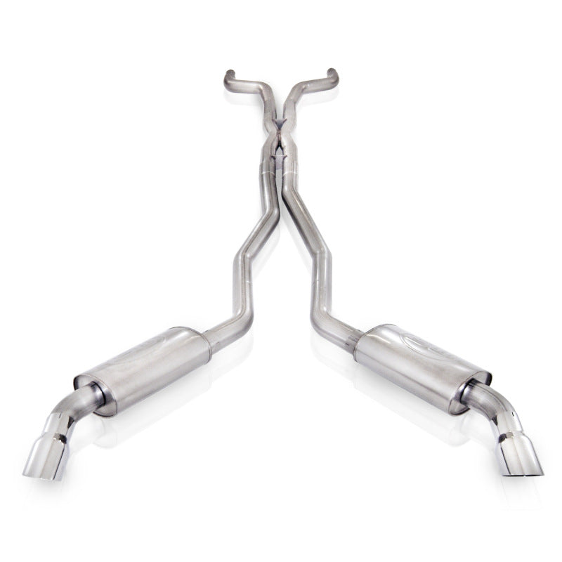 Stainless Works 3in Exhaust X-Pipe S-Tube Turbo Mufflers Polished Tips | Camaro (10-15) 6.2L (CA10CB)