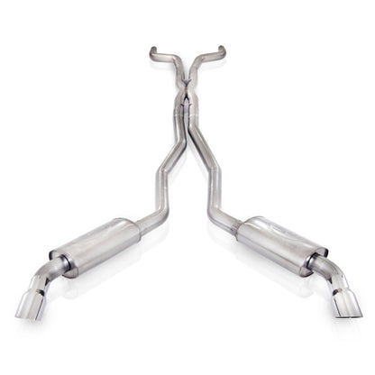 Stainless Works 3in Exhaust X-Pipe S-Tube Turbo Mufflers Polished Tips | Camaro (10-15) 6.2L (CA10CB)