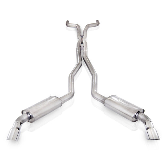 Stainless Works 3in Exhaust X-Pipe S-Tube Turbo Mufflers Polished Tips | Camaro (10-15) 6.2L (CA10CB)